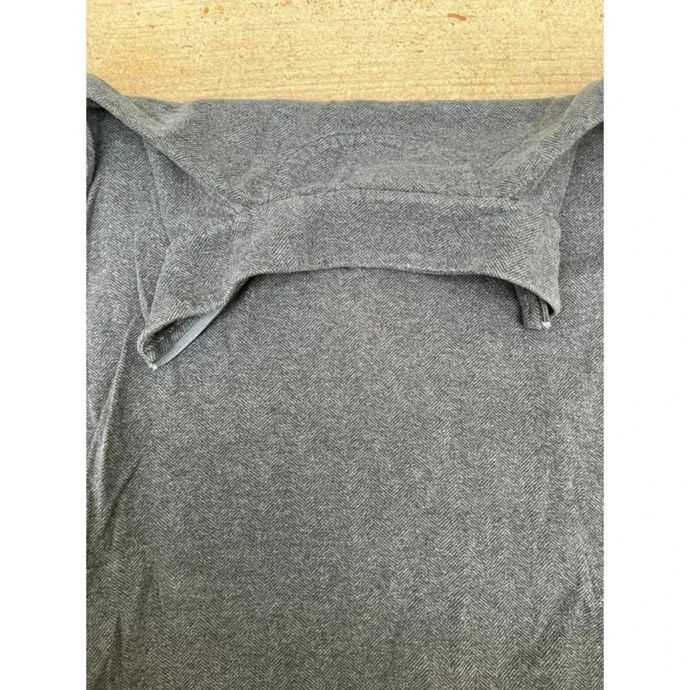 Polo Ralph Lauren Mens Medium Heather Grey Quarter Zip Cotton Pullover Sweater